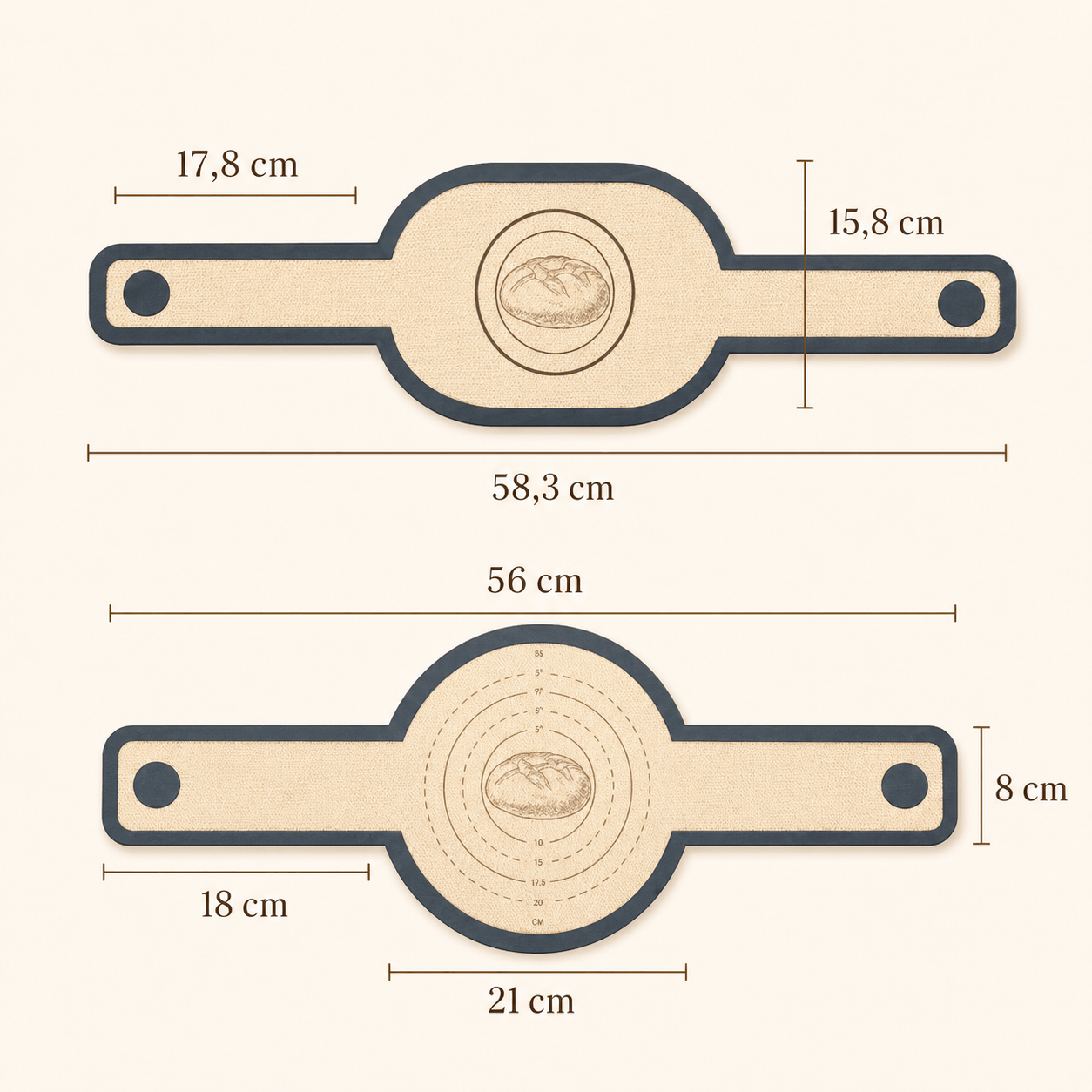 Tapis de Cuisson  – Rond ou Ovale